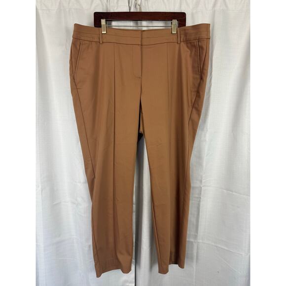 Lane Bryant Pants - Lane Bryant The Allie Pants 18 Camel Career Ankle Trouser Plus